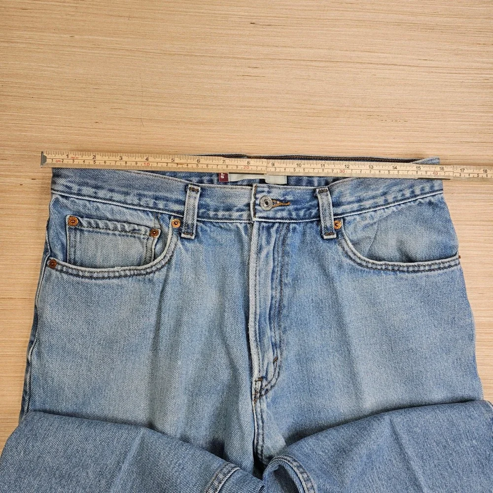 Vintage Y2K Levi 550 Jeans Mens 34x30 Fit 32x29 Blue Relaxed Fit Denim Pants